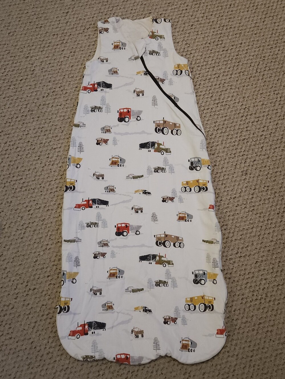 Loulou Lollipop TENCEL Sleepsack 1.0 TOG - Happy Trucks 18-36 Months!